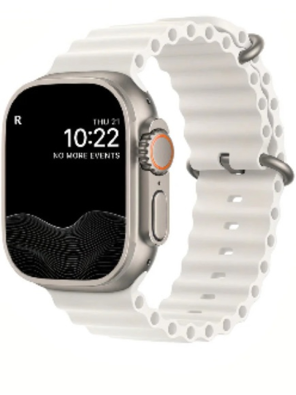 Apple White Ocean Band for Apple Watch 49mm - Picture 2 of 4